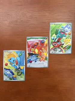 Pokemon TCG First Partner Illustration Collection Series 1 Kanto GEN 1 Set - Image 1