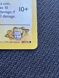 Pokemon Tcg Lt. Surge's Pikachu #84 Pokemon Gym Challenge MP - Image 4
