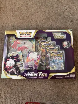 Pokemon TCG Hisuian Zoroark VSTAR Pin Collection Box Sealed - Image 1