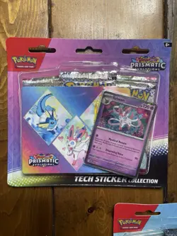 Pokemon TCG Prismatic Evolutions Tech Sticker Collection Set Lot Of 3 Sealed 🌀 - Image 3