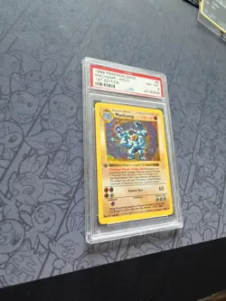 Pokemon: Machamp Shadowless 1st Edition #8/102 Holo 1999 WOTC - VINTAGE PSA 8 - Image 5