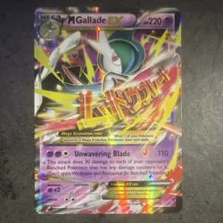 Pokemon Mega Gallade EX 35/108 Roaring Skies Ultra Rare Full Art Holo 220 HP - Image 1