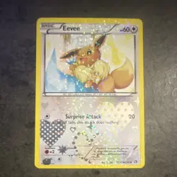 Pokemon Eevee RC14/RC25 Legendary Treasures Radiant Collection Uncommon Holo Fu… - Image 1