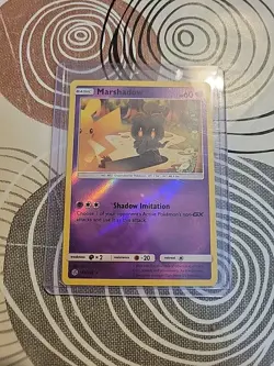 Pokemon Marshadow Cosmic Eclipse 103/236 Rare Reverse Holo TCG Card Sun Moon - Image 1