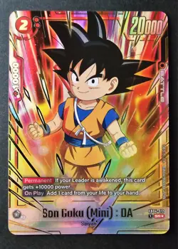 Son Goku (Mini) : DA - FB04-012 (Gold) - Fusion World Promotion Cards and Packs - Image 1