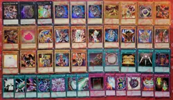 YUGIOH Yugi Deck 43 Cards Dark Magician *Slifer* Eternal Soul *Silent* - Image 1