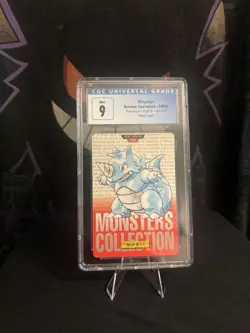 Rhydon Bandai Carddass 1996 Part 2 Red Card CGC 9 Mint - Image 1