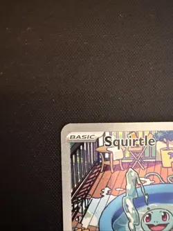 Pokemon TCG Squirtle Stellar Crown Illustration Rare Card 148/142 Holo NM - Image 4