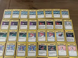 Pokemon base set and fossil lot of Cards Common Uncommon 185 cards NM - Image 1