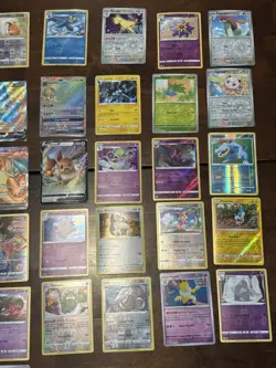 Pokemon TCG 46 Card Lot Charizard EX Eevee V Lunala GX Holo Regular English - Image 4
