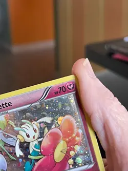 POKEMON FLOETTE XY139 PROMO BLACK STAR COSMOS HOLOFOIL WITH SWIRL NM CARD - Image 3