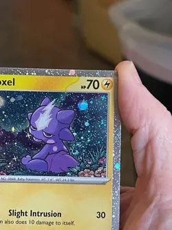 POKEMON TOXEL SVP119 PROMO BLACK STAR COSMOS HOLOFOIL SWIRL NM CARD - Image 5