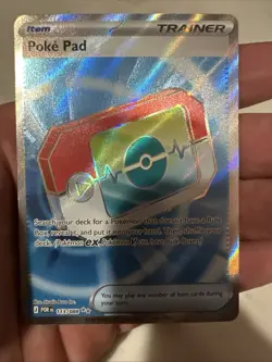 Poke Pad - 113/88 Full Art Secret Rare Pokemon Card - Perfect Order - NM - Image 1