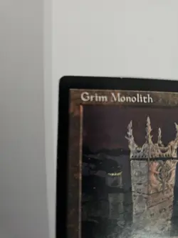 MTG Grim Monolith Urza's Legacy Artifact Colorless Rare 1999 Chippy Regular #2 - Image 5