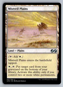 Mistveil Plains 247 Uncommon Ultimate Masters Magic: The Gathering Near Mint - Image 1