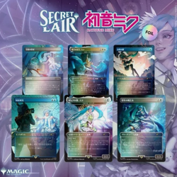 MTG Secret Lair x Hatsune Miku Winter Diva JAPANESE (RAINBOW FOIL) - Image 1