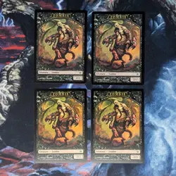 4x Zombie Token - Shards of Alara MTG - Image 1