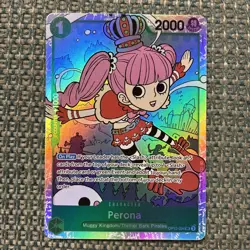 One Piece Card Game Perona OP12-034 Legacy of the Master Foil SR TCG - Image 1