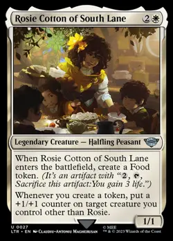 [MTG] Rosie Cotton of South Lane (Foil) (0027) (LTR) NM - Image 1