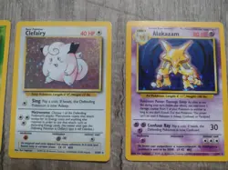 Pokemon TCG HOLO Base Set Lot of 9 Cards Varying Conditions + Promo Mew - Image 5