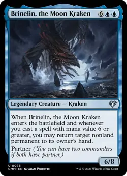 [MTG] Brinelin, the Moon Kraken (Foil) (0078) (CMM) NM - Image 1