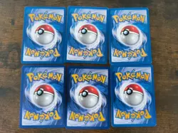 Energy Cards Full Set x 6 - Base Set 1999 Pokemon TCG WOTC - LP/MP - Image 3