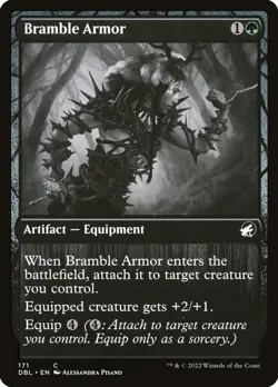 [MTG] Bramble Armor (171) (DBL) NM - Image 1