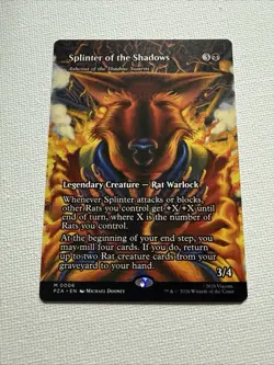 Splinter of the Shadows - Ashcoat of the Shadow Swarm (FRESH PULL) Mtg Tmnt - Image 1