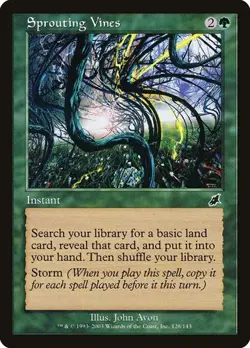 Sprouting Vines - Foil Scourge MP MTG - Image 1