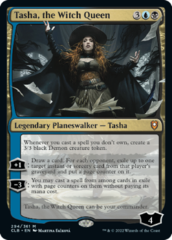 MTG Tasha, the Witch Queen - Foil, NM-Mint, English Commander Legends: Battle fo - Image 1
