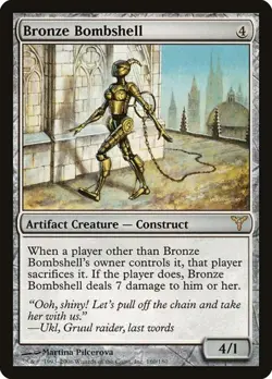 Bronze Bombshell - Foil Dissension MP MTG - Image 1