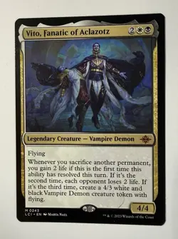 Vito, Fanatic of Aclazotz M The Lost Caverns of Ixalan 243 NM MTG - Image 1