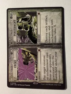 Crime // Punishment 0039 Near Mint OTP Outlaws of Thunder Junction: Breaking New - Image 1