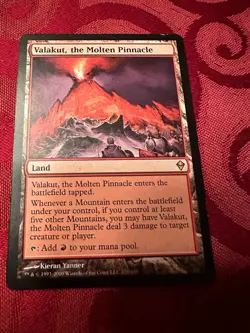 Valakut, the Molten Pinnacle 228 Zendikar Rare Regular Land Magic: The Gathering - Image 1