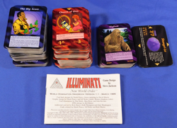 ILLUMINATI NEW WORLD ORDER CARD GAME LOT BY STEVE JACKSON MARCH 1995 - Image 1