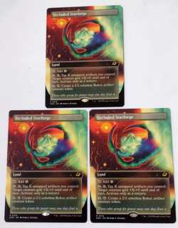3x Secluded Starforge (Borderless) - Edge of Eternities (EOE) - EN - R 0316 - Image 1