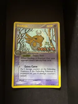 Pokemon TCG Shedinja EX Deoxys 14/107 Holo Rare - Image 1
