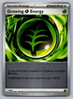 2026 Pokemon Perfect Order Growing Energy 086/088 Reverse Holo - Image 1