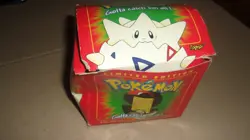 limited Edition POKEMON 23k Gold Trading Card - Togepi NEW SEALED IN BAG w/ Box - Image 1
