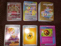 Pokemon Paradox Rift Holo Full Art Card Lot Hydrapple Galvantula Briar English - Image 1