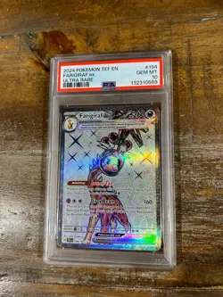 POKEMON 2024 Temporal Forces Ultra Rare FARIGIRAF EX #194 PSA 10 Gem Mint - Image 1