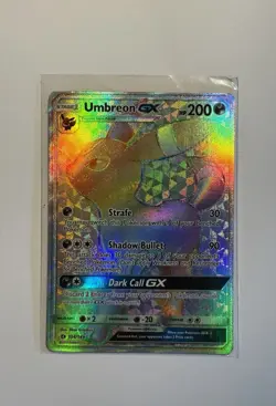 Pokemon TCG Umbreon GX 154/149 SM Base Secret Rare Full Art Holo - Image 1