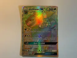 Pokemon TCG Umbreon GX 154/149 SM Base Secret Rare Full Art Holo - Image 3