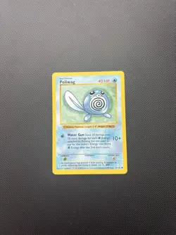 Pokemon Card Shadowless Base Set Poliwag 59/102 WOTC - Image 2