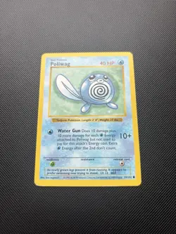 Pokemon Card Shadowless Base Set Poliwag 59/102 WOTC - Image 3