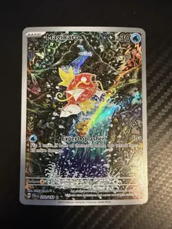 Pokemon Magikarp 203/193 Sv02: Paldea Evolved Illustration Rare Holo Full Art - Image 3
