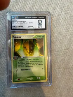 2004 Pokemon Kakuna Italian - 36/112. Guinness World Record Holder CGC - Image 1