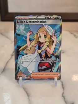 Pokemon TCG Lillie's Determination 169/132 Me01: Mega Evolution Holo Full Art LP - Image 1