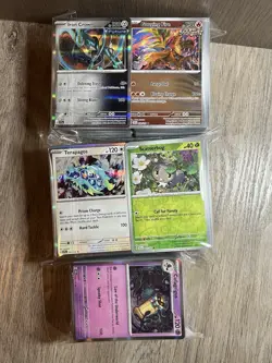 Pokemon Surging Sparks Bulk Lot +500 Holo Rare & Rev Holo CUR- No Trainer/Energy - Image 1
