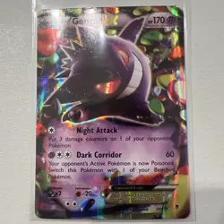 2014 Pokemon XY Phantom Forces Gengar EX #034/119 - Image 1